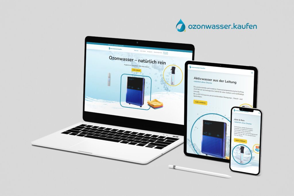 ozonwasser.kaufen - Webdesign
